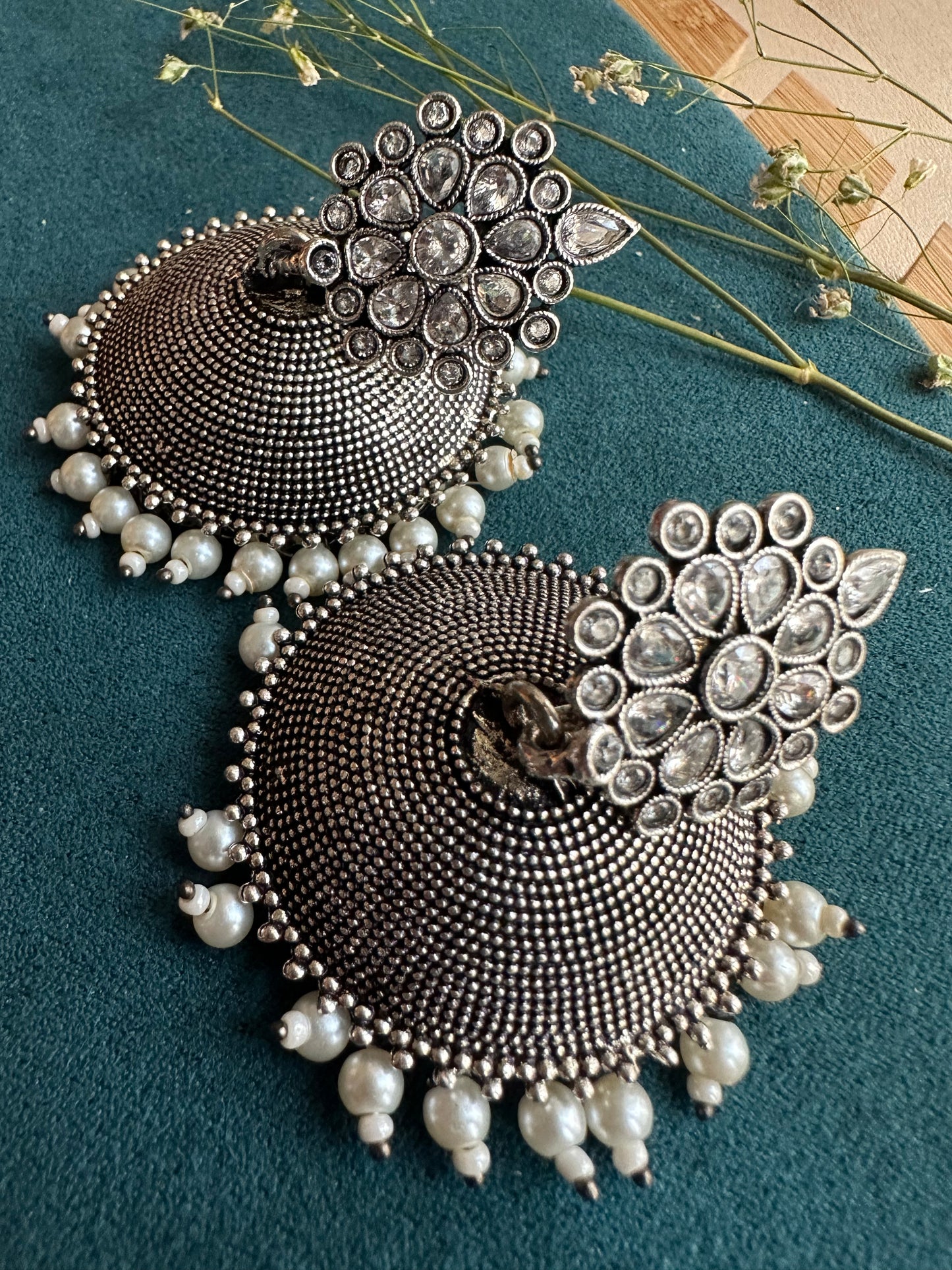 Amrit oxidized Jhumkas