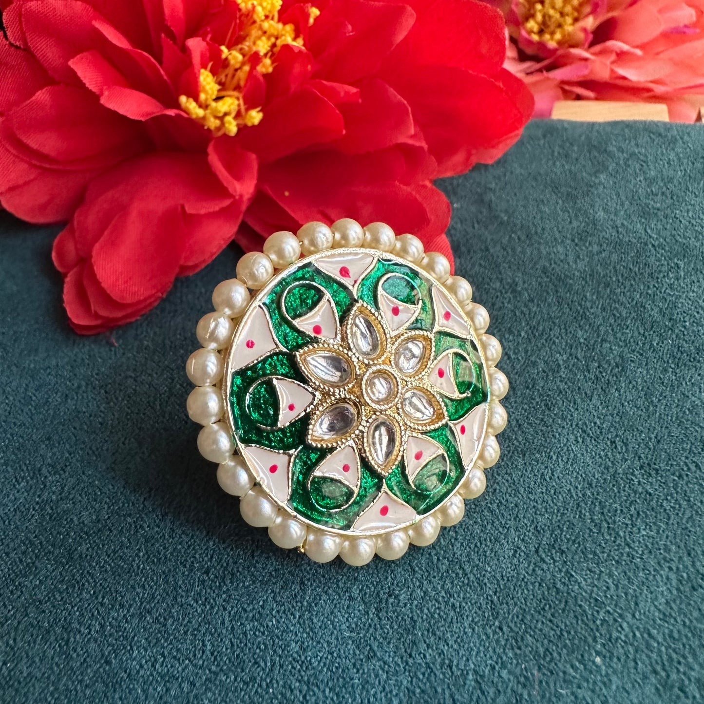 Meena Round Ring