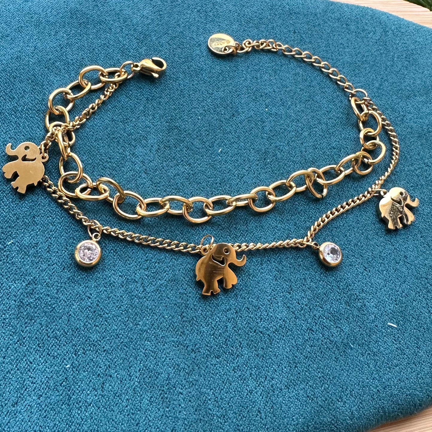 Premium Elephant Charm Bracelet