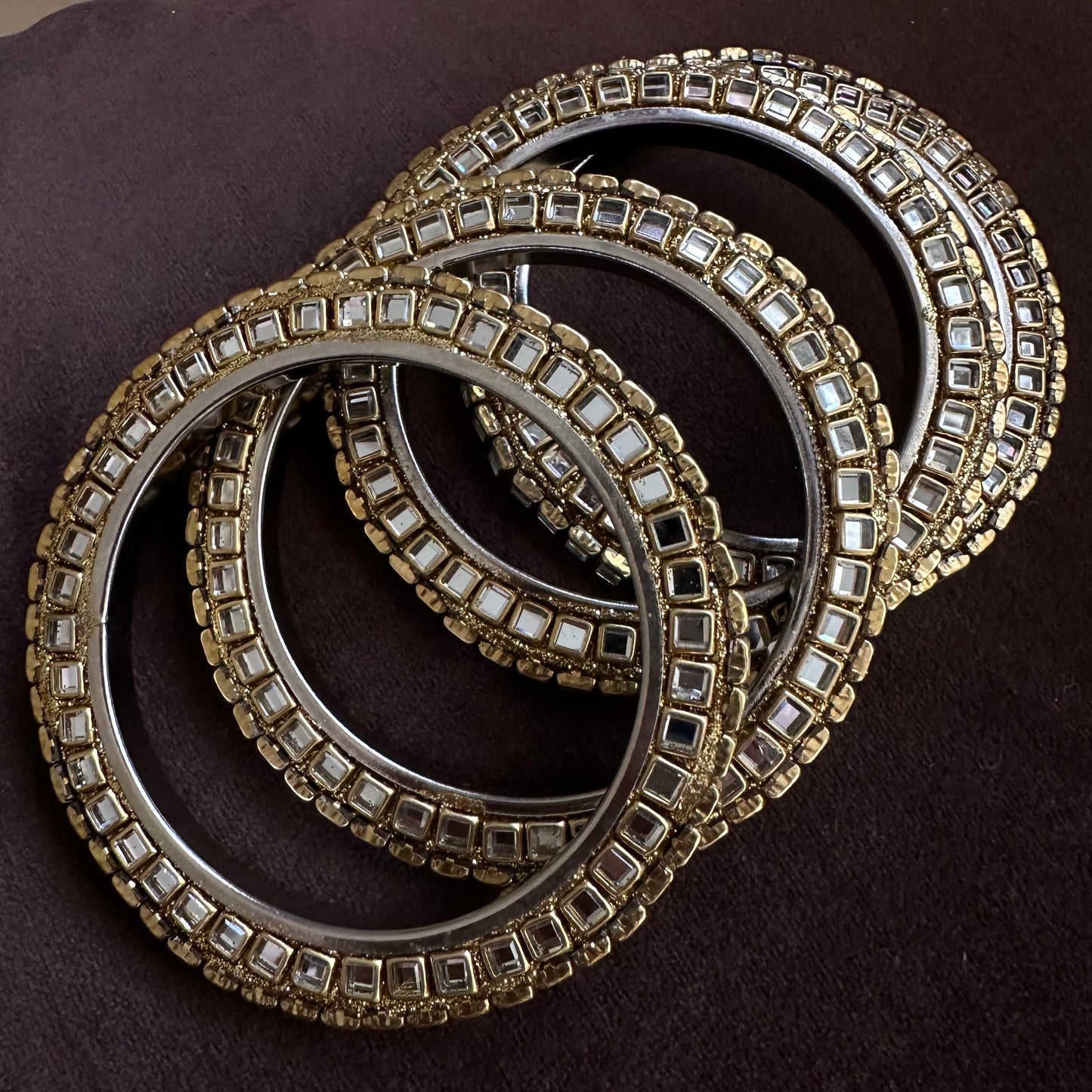 Kundan premium bangles