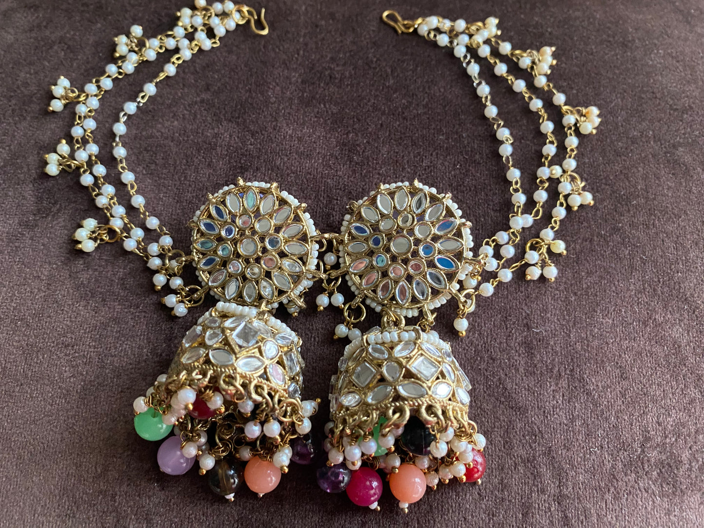 Kiara mirror jhumka