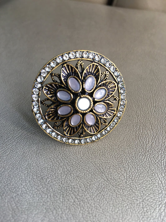 Mirror Flower Ring