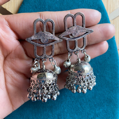 Hamsa jhumkas