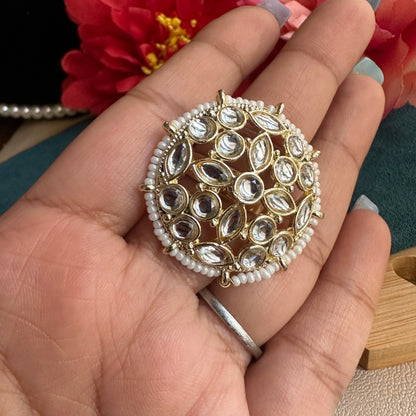 Kundan Circle Ring