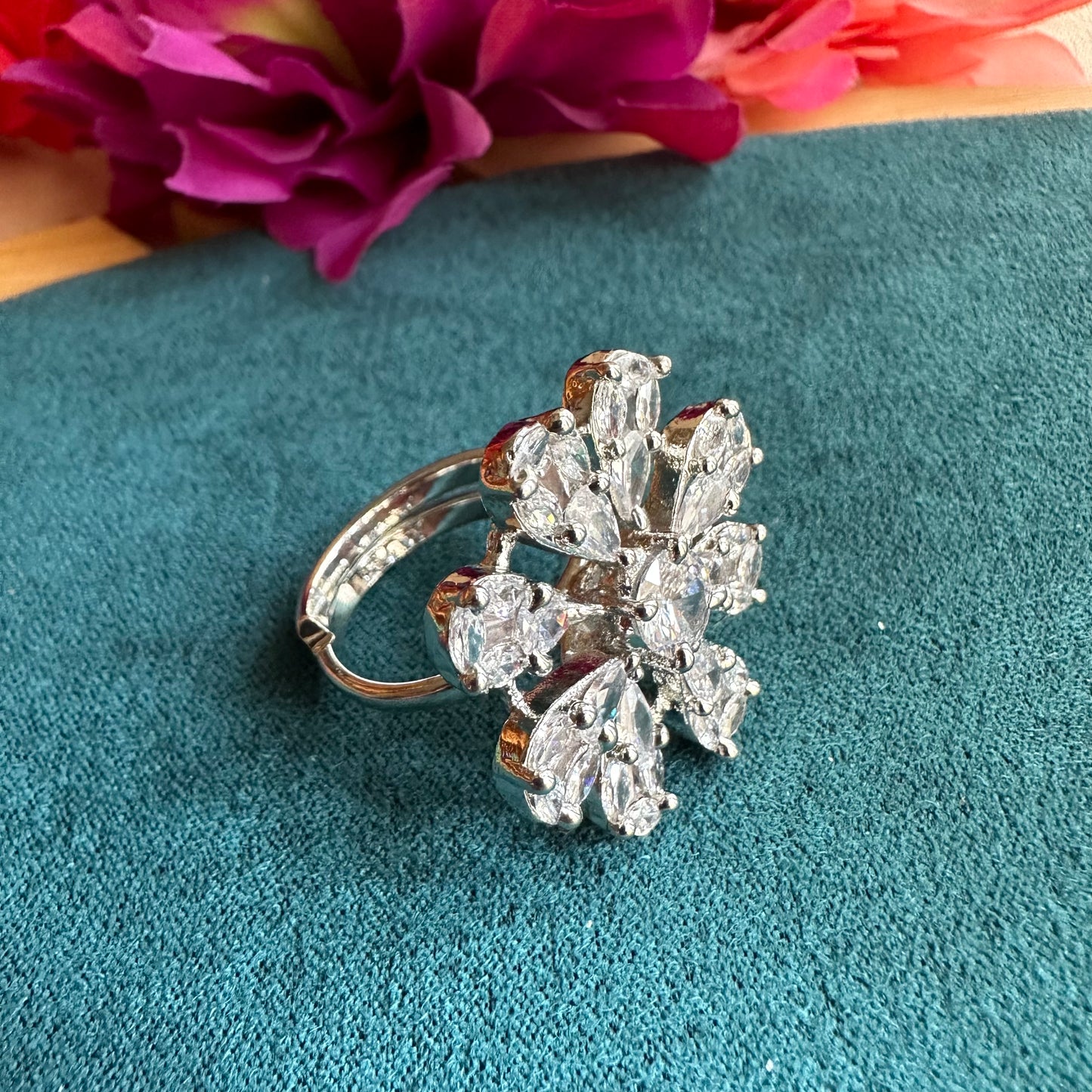 Flower Cocktail Ring