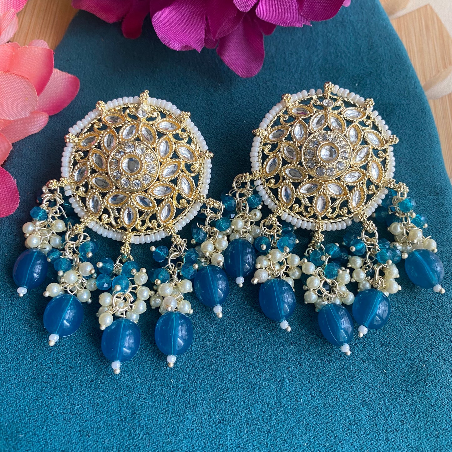 Mirza kundan studs