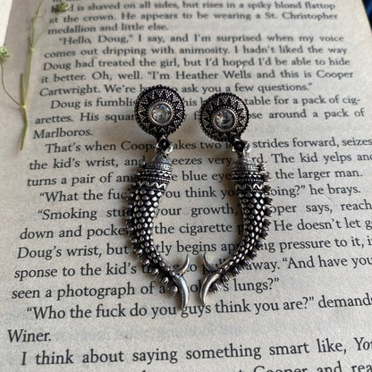 Fish oxidised studs