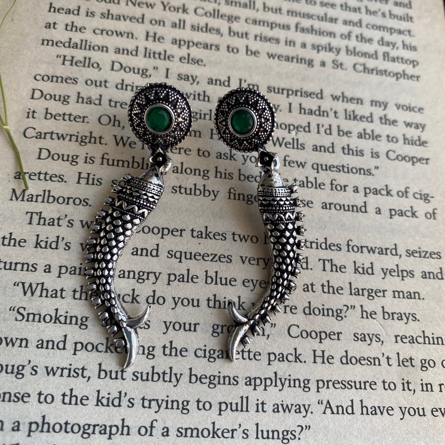 Fish oxidised studs