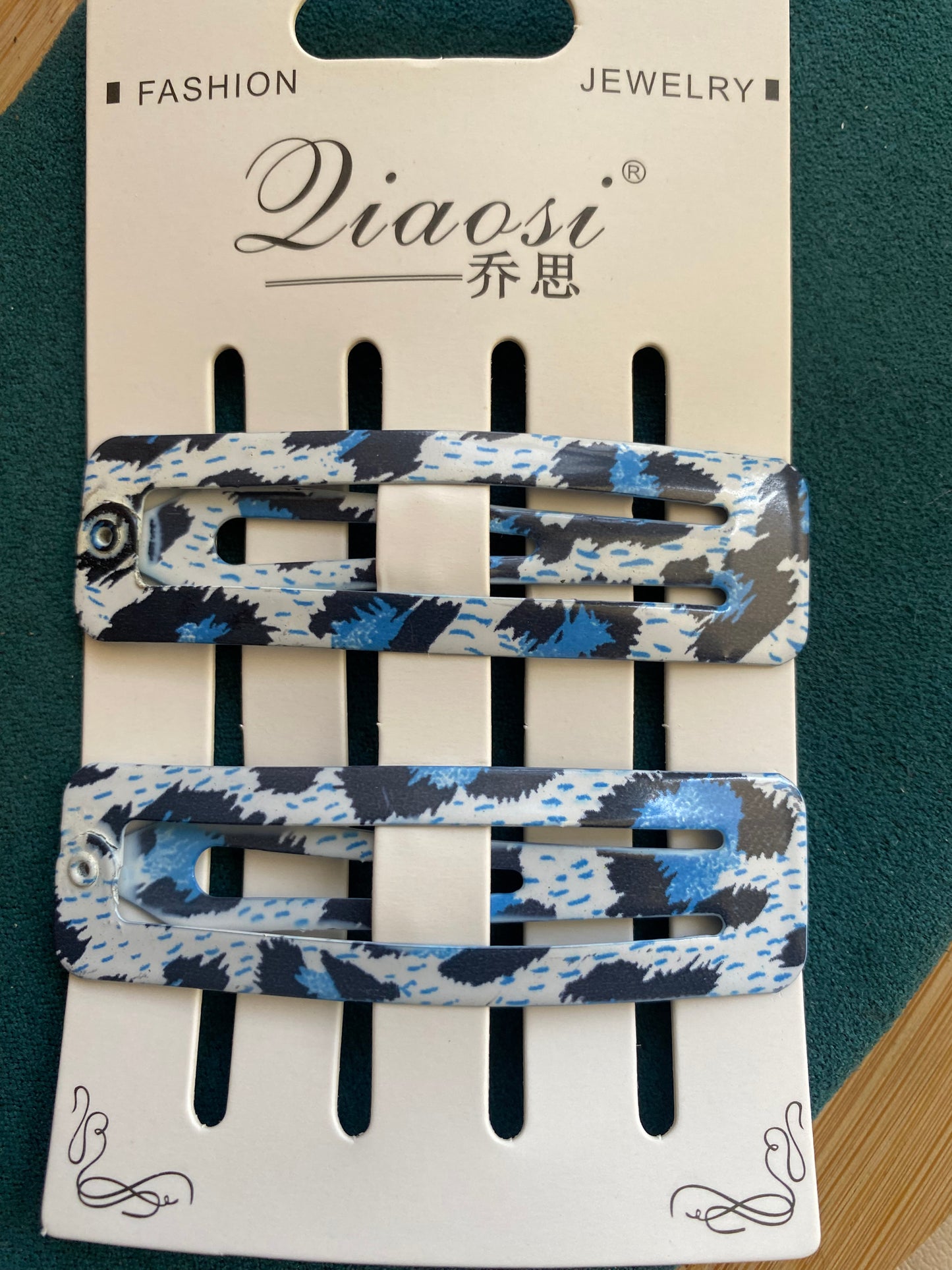 Animal print Clips Card