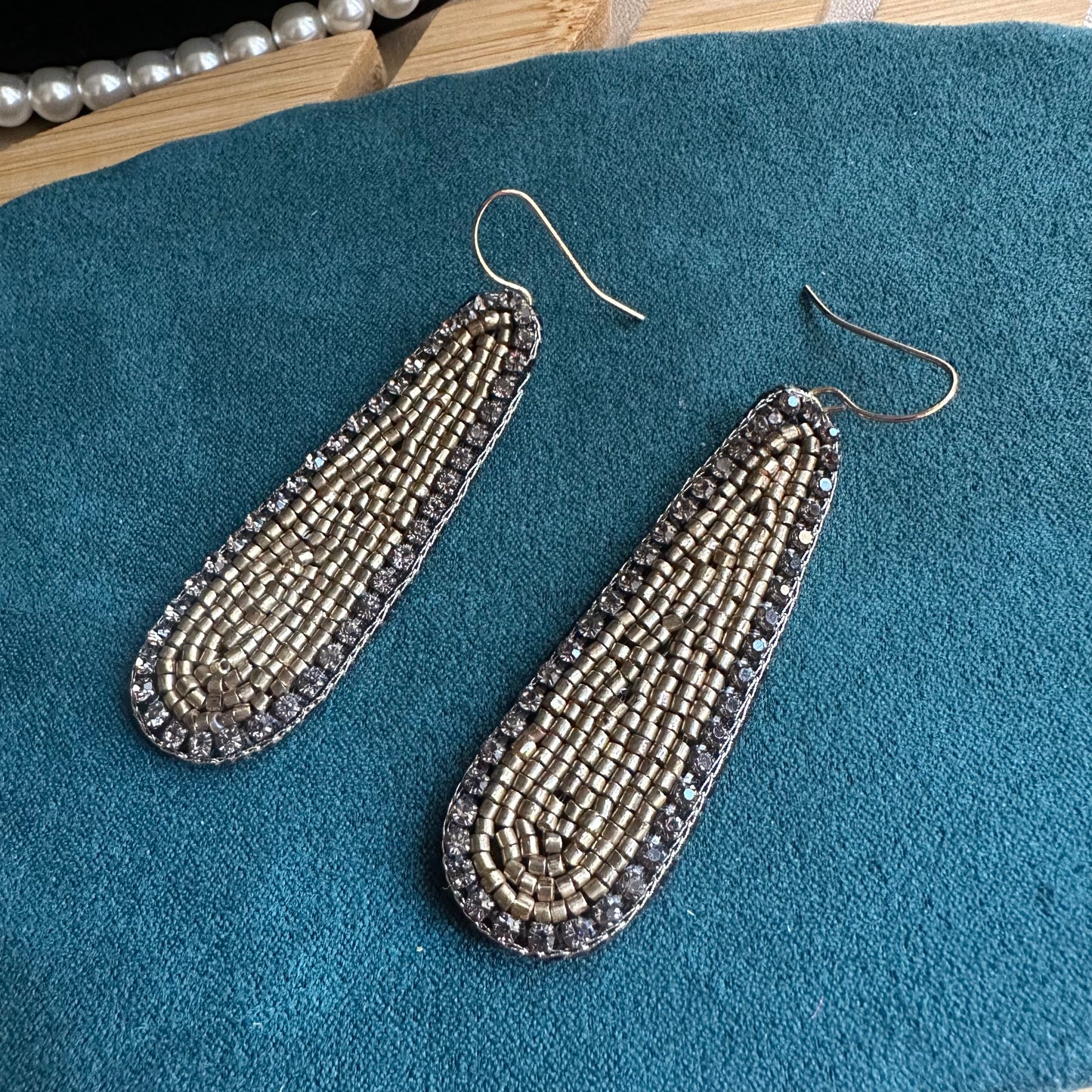 Sequin Beaded earrings