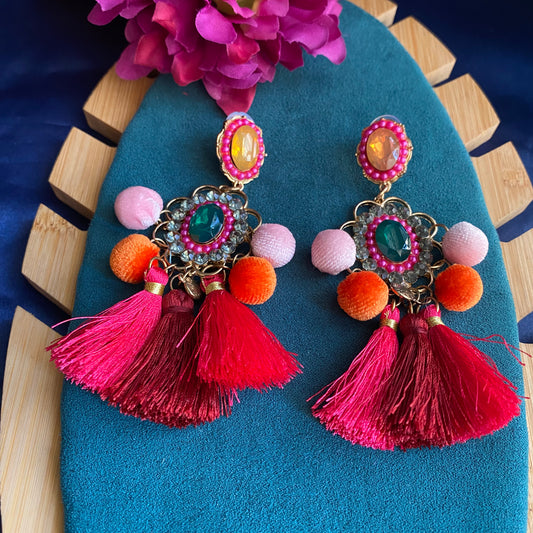 Pom Pom earrings