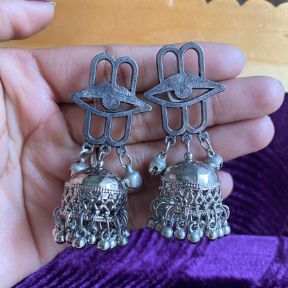 Hamsa jhumkas