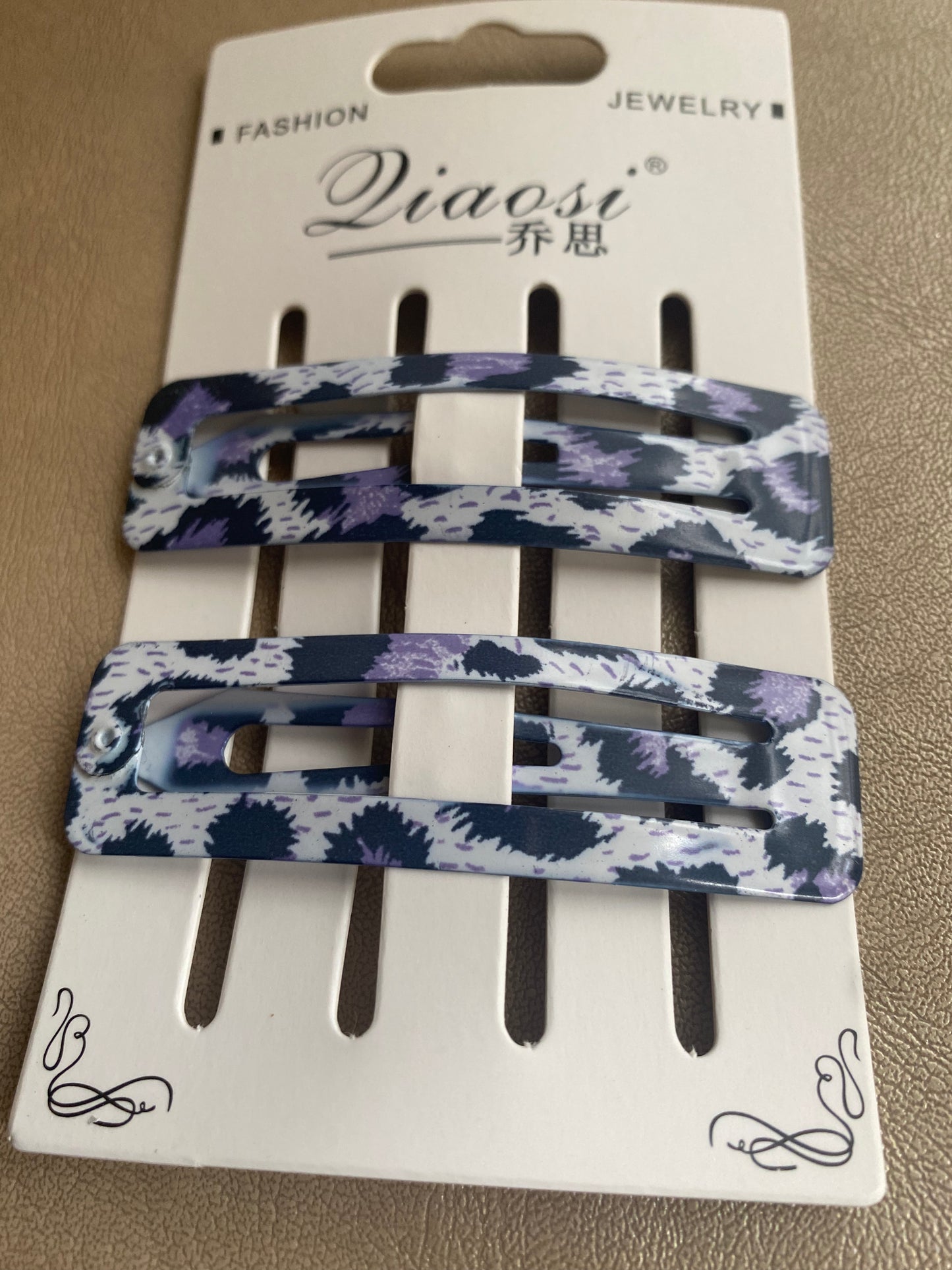 Animal print Clips Card