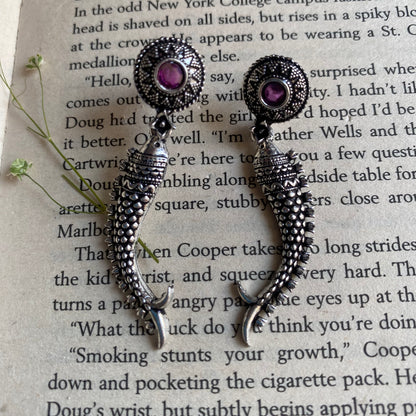 Fish oxidised studs