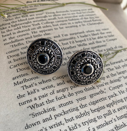 Harjot Oxidised studs