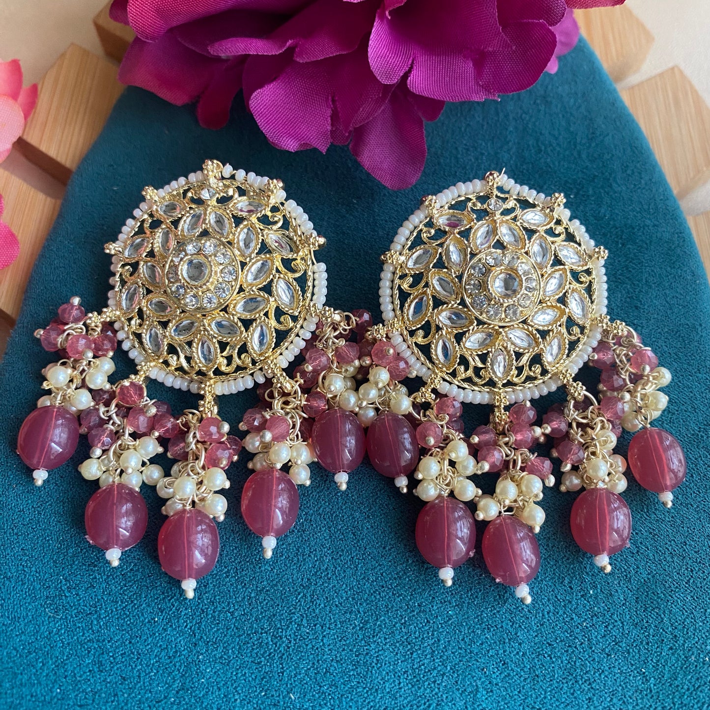 Mirza kundan studs