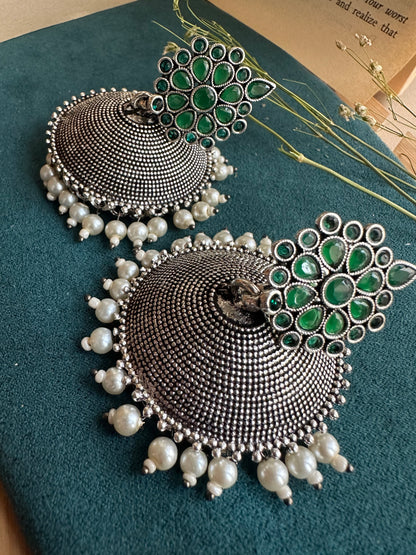 Amrit oxidized Jhumkas