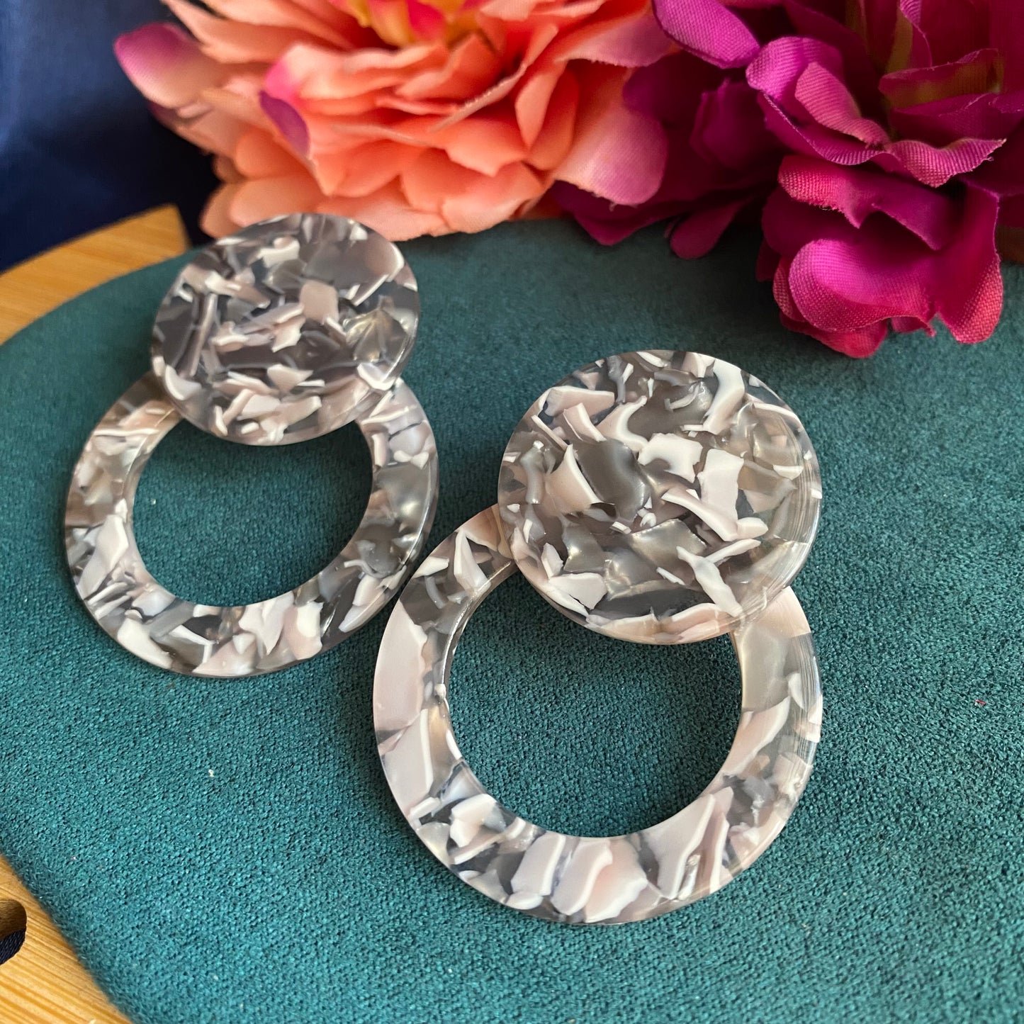 Alicia Marble earrings